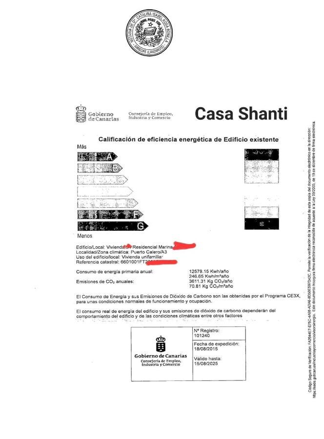 Vivienda Vacacional Casa Shanti Puerto Calero Exterior foto